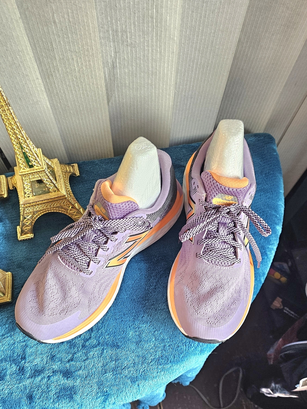 New Balance Lavender and Orange Women's Athletic Sneakers